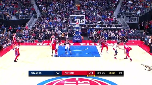 《NBA全场集锦》【原声】奇才102-132活塞 汽车城双塔齐砍两双痛宰奇才结束连败