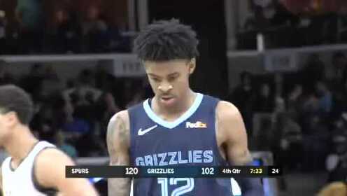 《NBA全场回放》【原声回放】马刺vs灰熊第4节 阿尔德里奇致命2+1锁定胜局