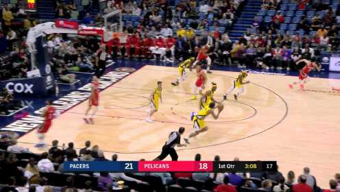 《NBA全场集锦》这进攻有气无力 沃伦抢断反击上篮利落干脆