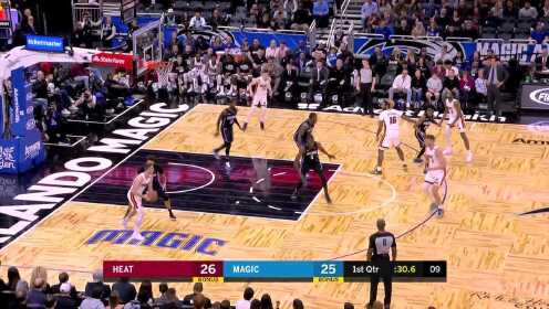 《NBA全场集锦》板凳坐久了功底仍然在 德拉季奇后仰两分无解命中