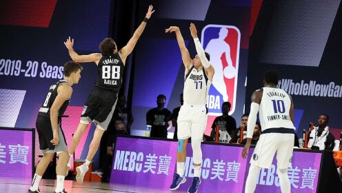 《达拉斯独行侠》90秒快速回看独行侠114-110国王 东契奇34+20+12率队逆转