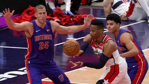 《NBA全场集锦》【纯享】活塞vs奇才精华回放 威少首秀8分奇才险胜活塞