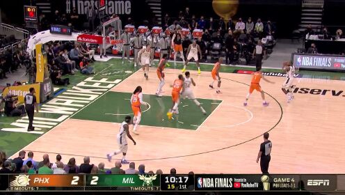 《NBA全场集锦》得来全不费工夫 洛佩兹无人防守吃饼暴扣