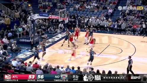 《NBA全场集锦》【球星】格拉汉姆vs老鹰集锦 21+6各种高难度进球
