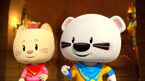 超级小熊布迷第3部:布迷团队遇到河马船长