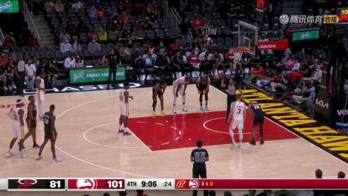 《迈阿密热火》NBA季前赛：热火vs老鹰第4节中文解说回放