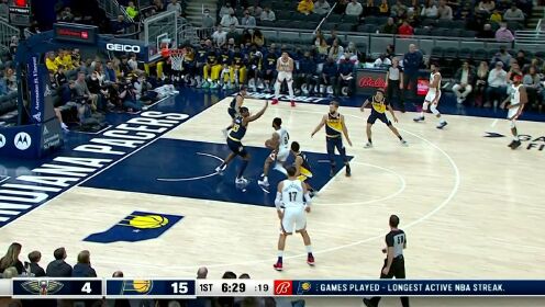 《NBA全场集锦》防守端无处不在 哈特不由分说追身封盖统治内线