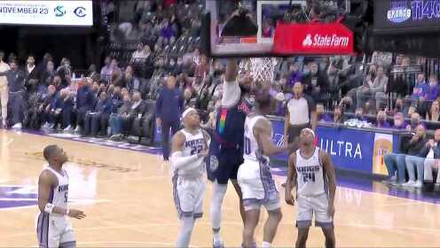 《NBA全场集锦》如有神力 德拉蒙德篮下强起强扣翻江倒海