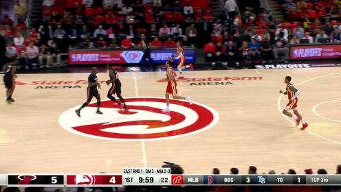 《NBA全场集锦》一步甩开防守 巴特勒突破赫尔特中投干拔命中