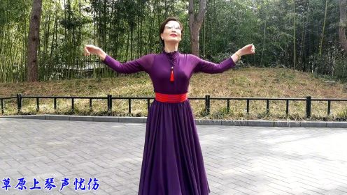 丁楠表演《鸿雁》舒展流畅，赏心悦目！北京紫竹院魅力朵朵广场舞