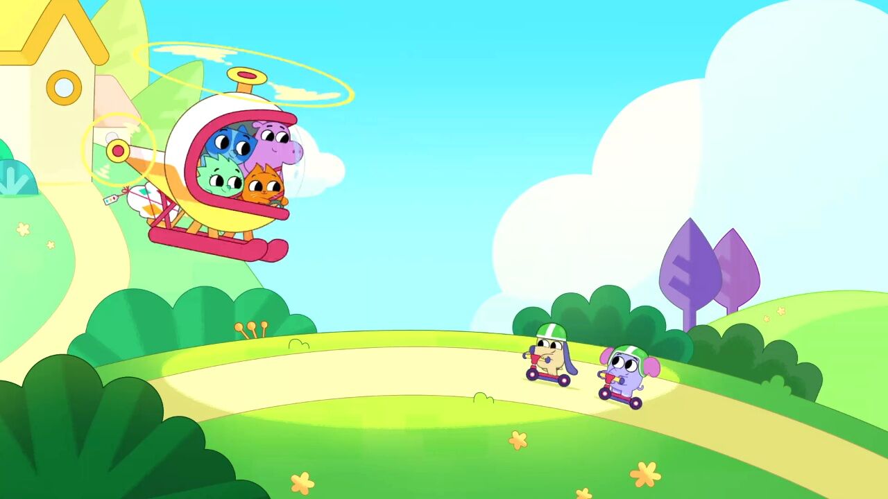 派派小分队在配送什么?