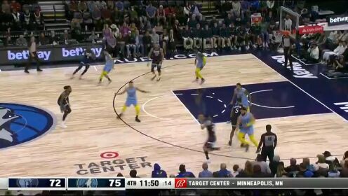 《NBA全场集锦》【回放】NBA常规赛：灰熊vs森林狼第4节中文解说回放
