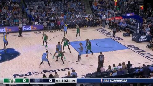 《NBA全场集锦》【纯享】凯尔特人vs灰熊精华回放 莫兰特塔图姆场上对飙场下惺惺相惜