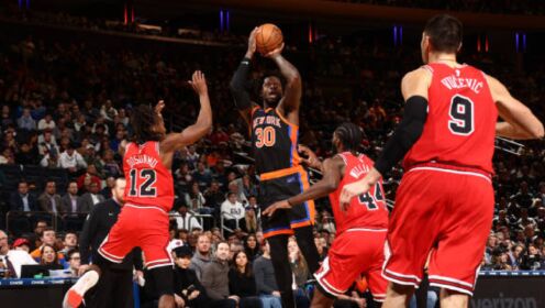 《NBA全场集锦》【球星】兰德尔vs公牛集锦 29+12漂移中投空心入网