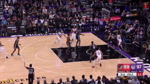 《NBA全场集锦》【原声】开拓者116-133国王 福克斯31分国王大胜残阵开拓者