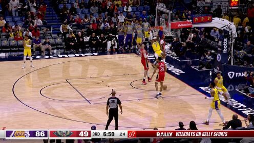 《NBA全场集锦》【纯享】湖人vs鹈鹕精华回放 浓眉35+17携手比斯利7记三分赢下卡位战