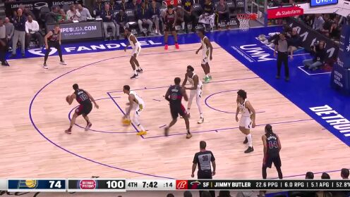 《NBA全场集锦》【纯享】步行者vs活塞精华回放 残阵对决怀斯曼砍18+14