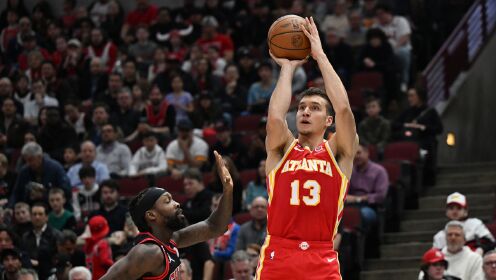 《NBA全场集锦》公牛vs老鹰五佳球 博格达诺维奇超远三分一发入魂