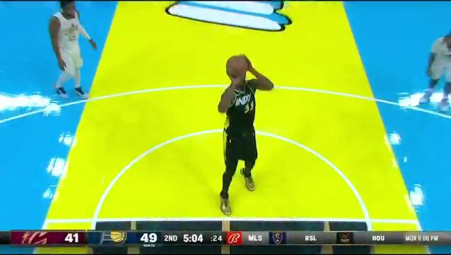 NBA季中锦标赛小组赛：骑士vs步行者第2节英文原声回放