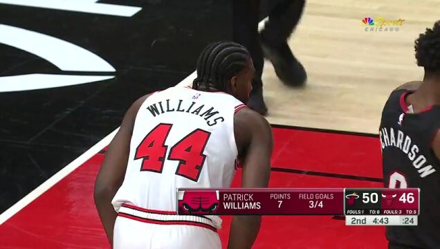  NBA常规赛：热火vs公牛第2节中文解说回放