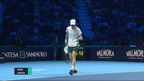 【回放】ATP年终总决赛决赛 辛纳vs德约科维奇 第一盘