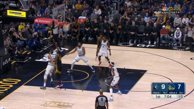 皓篮球：金州数学家场场砍18 和旁边哈登差不多了