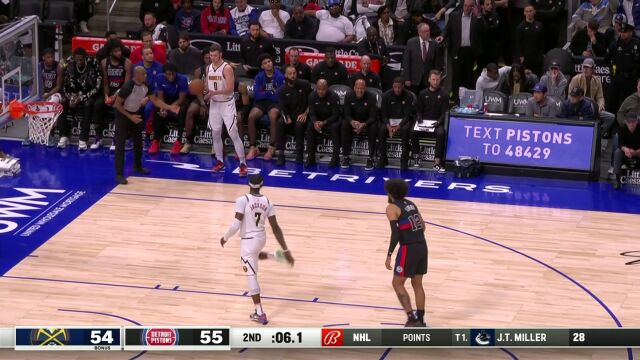 六秒钟迅速解决战斗 雷吉后场一条龙完成压哨命中