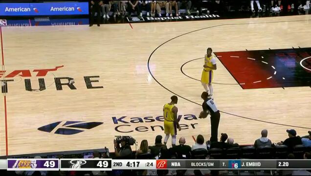 NBA常规赛：湖人vs热火二路皓篮球解说全场回放