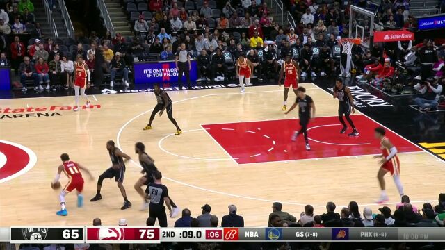 亨特vs篮网集锦 全场25+11攻守兼备助球队取胜