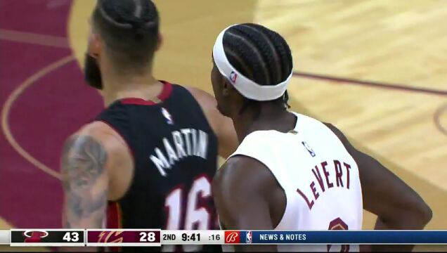 热火vs骑士第2节英文原声回放