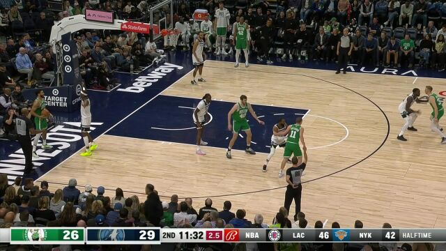 塔图姆vs森林狼集锦 22投12中砍下32分5篮板2助攻难阻失利