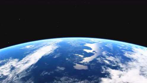 太空中看地球大气污染