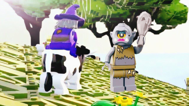 乐高游戏解说乐高我的世界第5期巫师海底寻宝独眼巨人