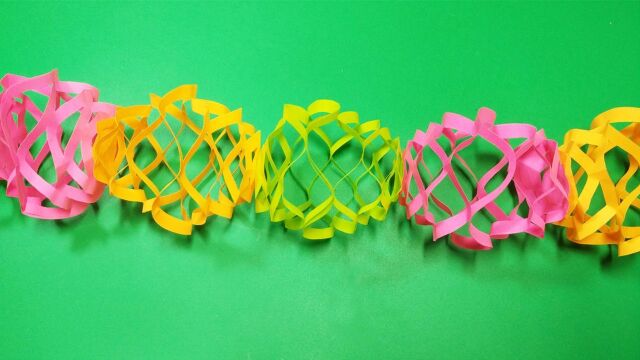 2018元旦节日灯笼拉花一分钟学会超简单的剪纸视频亲子教程