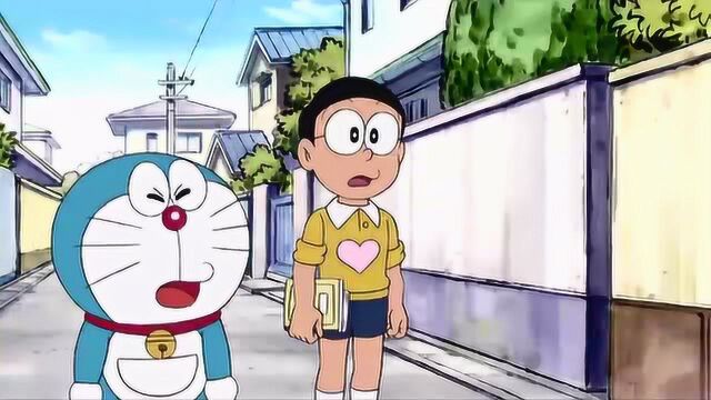 大雄看见静香和出木杉在一起伤心的心都冻起来了