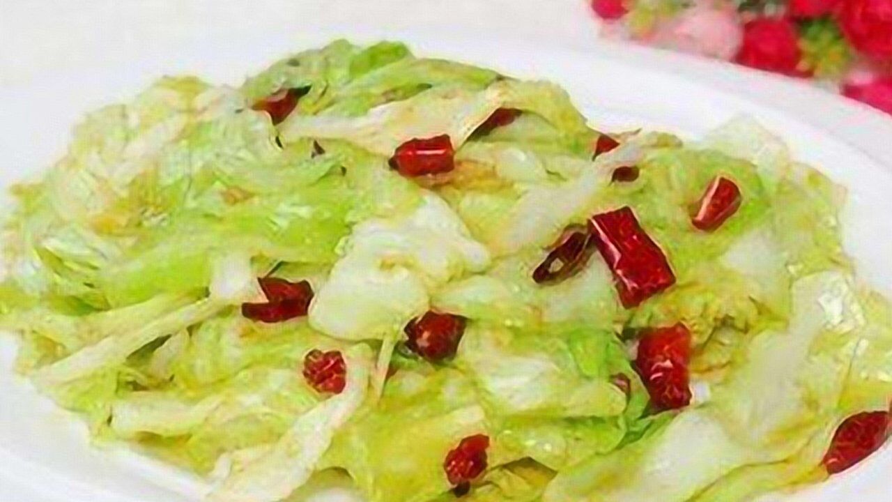 爆炒卷心菜大头菜的家常做法