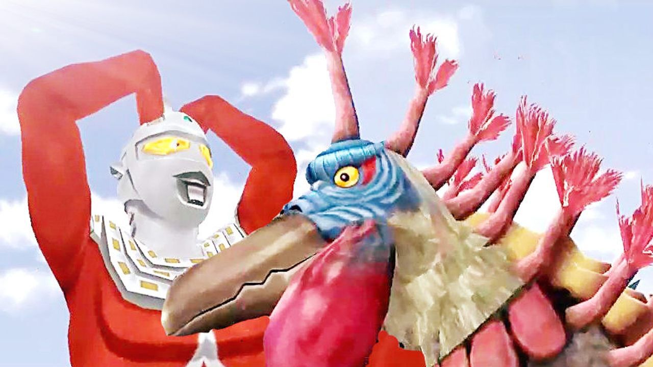 赛文奥特曼佐菲大战帝国星人和6头火山怪鸟巴顿