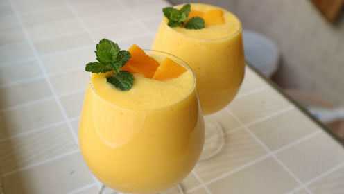 芒果还在直接吃？简单几步就可以做出好喝的芒果奶昔了呀！