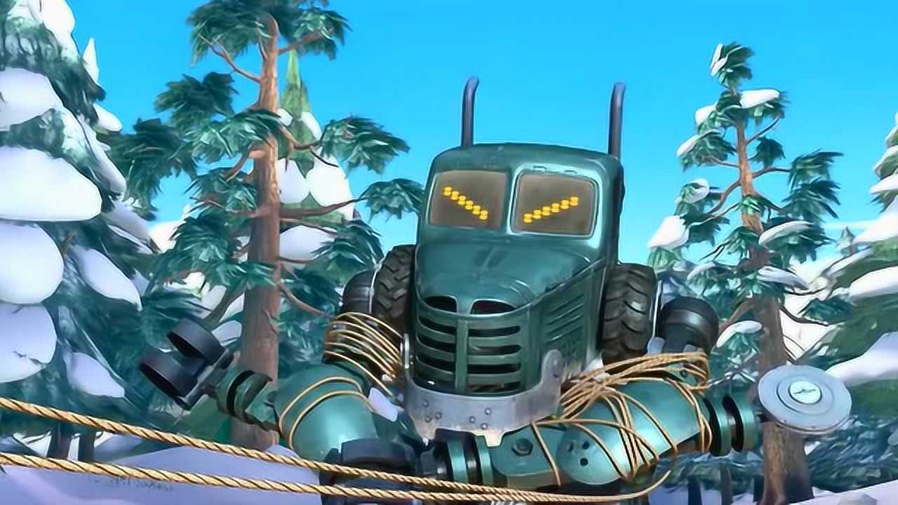 光头强把给妈妈买的年货拿来对付李老板的伐木机器人了