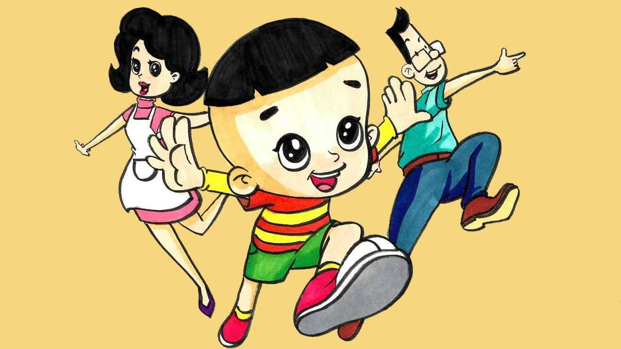 绘本故事 大头儿子欢乐的一家人