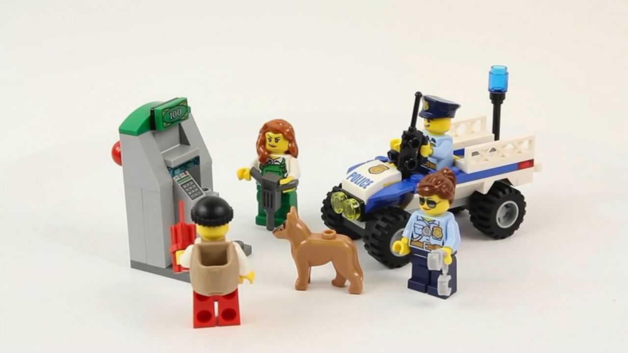 快速搭建乐高积木城市系列60136 警察局入门套装