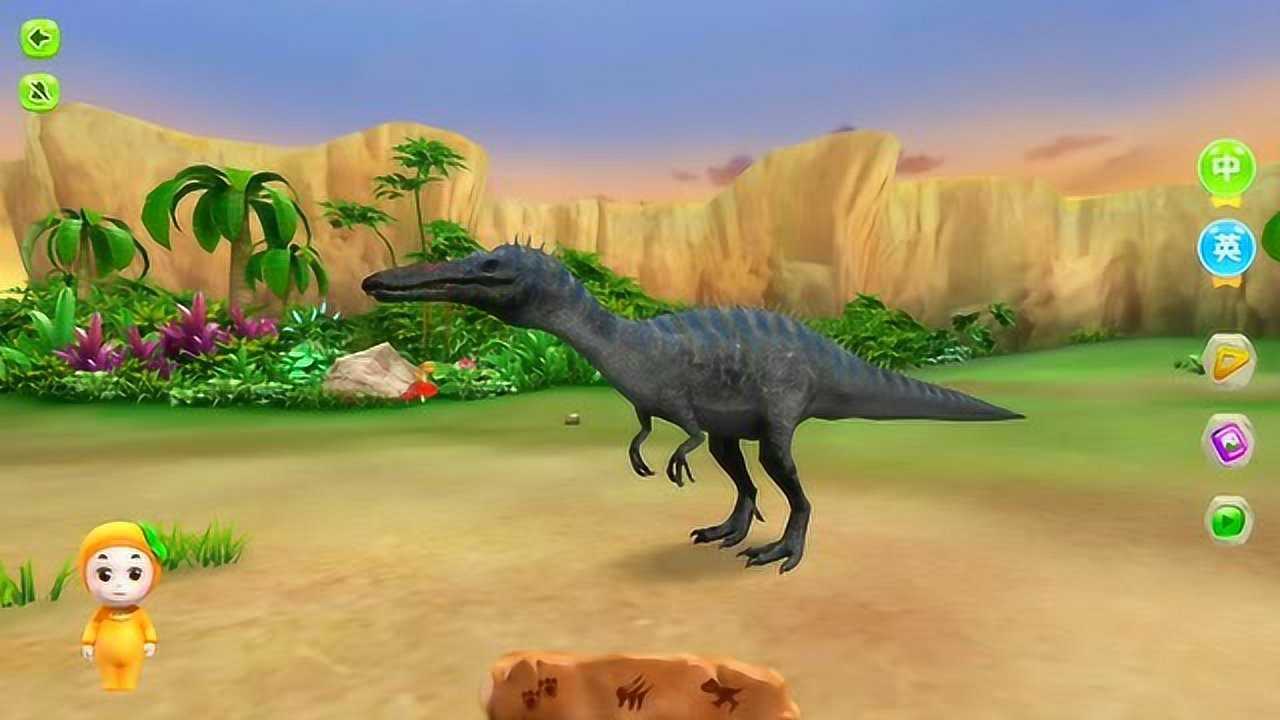 恐龙乐园博物馆 比霸王龙小的食肉恐龙似鳄龙