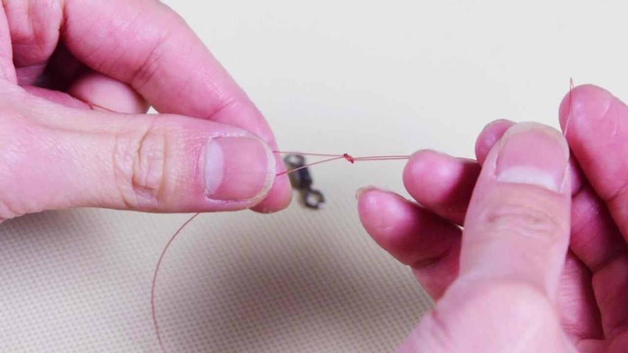 如何正确的绑鱼竿的杆稍结,钓鱼人经典常用打结方法!