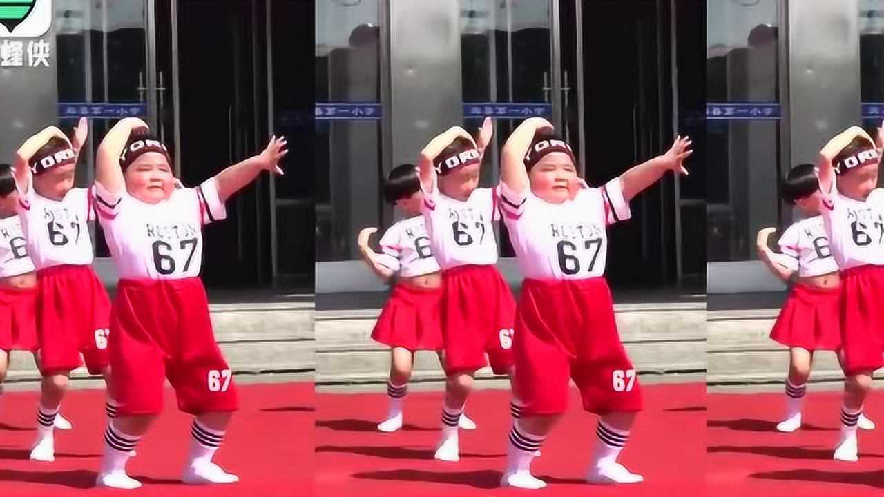 大颗海草小胖子六一节表演海草舞走红网络