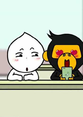 搞笑表情包:蘑菇头搞笑系列之忘带手机