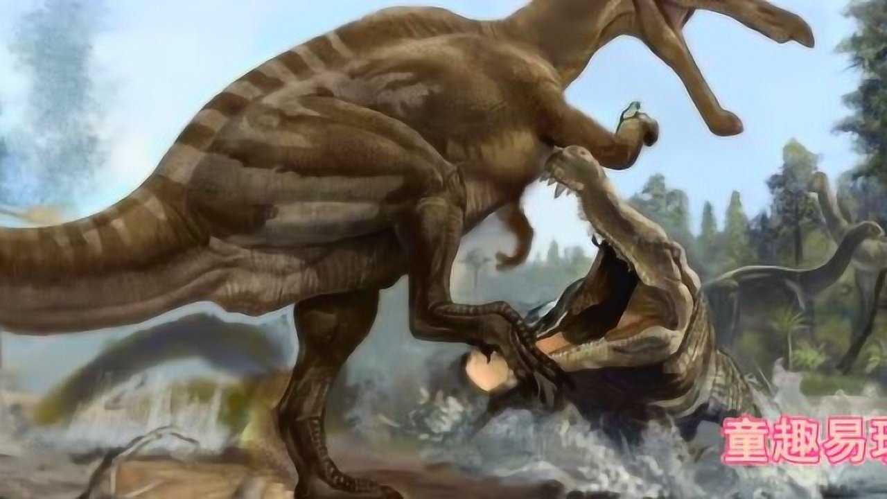 侏罗纪世界恐龙大战霸王龙pk翼龙