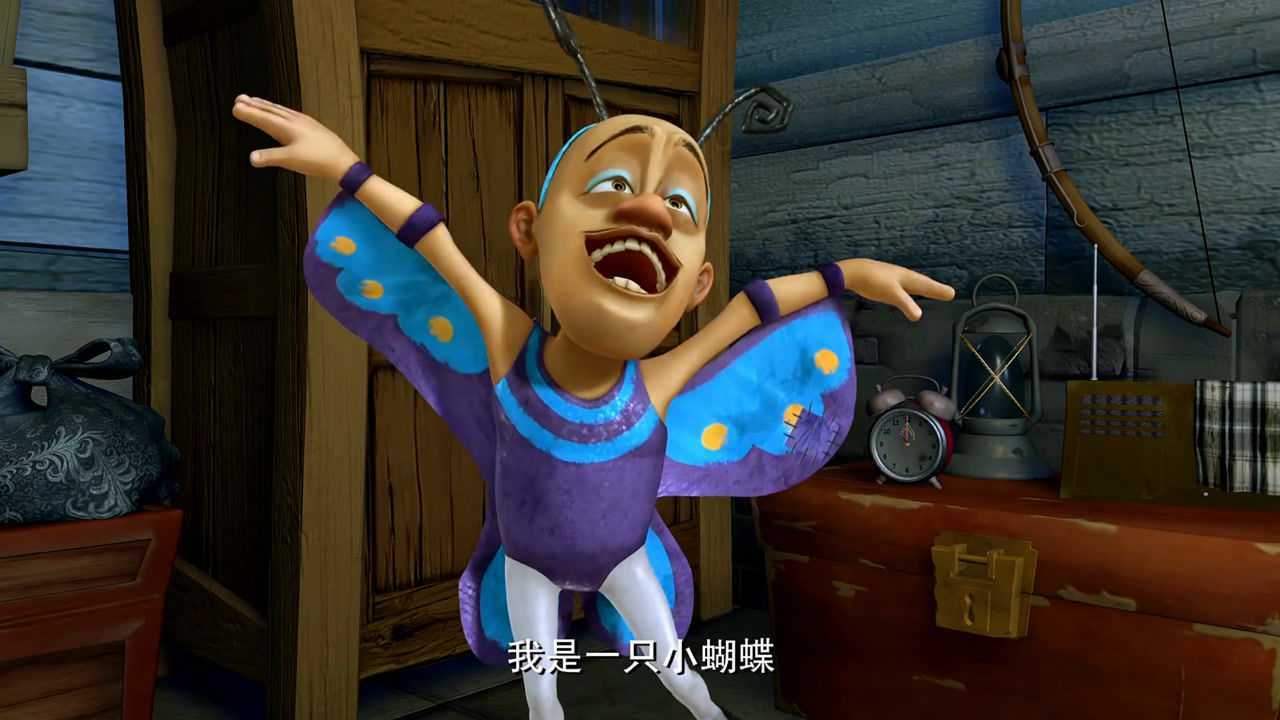 光头强怎么了,他变成了一只小蝴蝶,还跳起了蝴蝶舞?