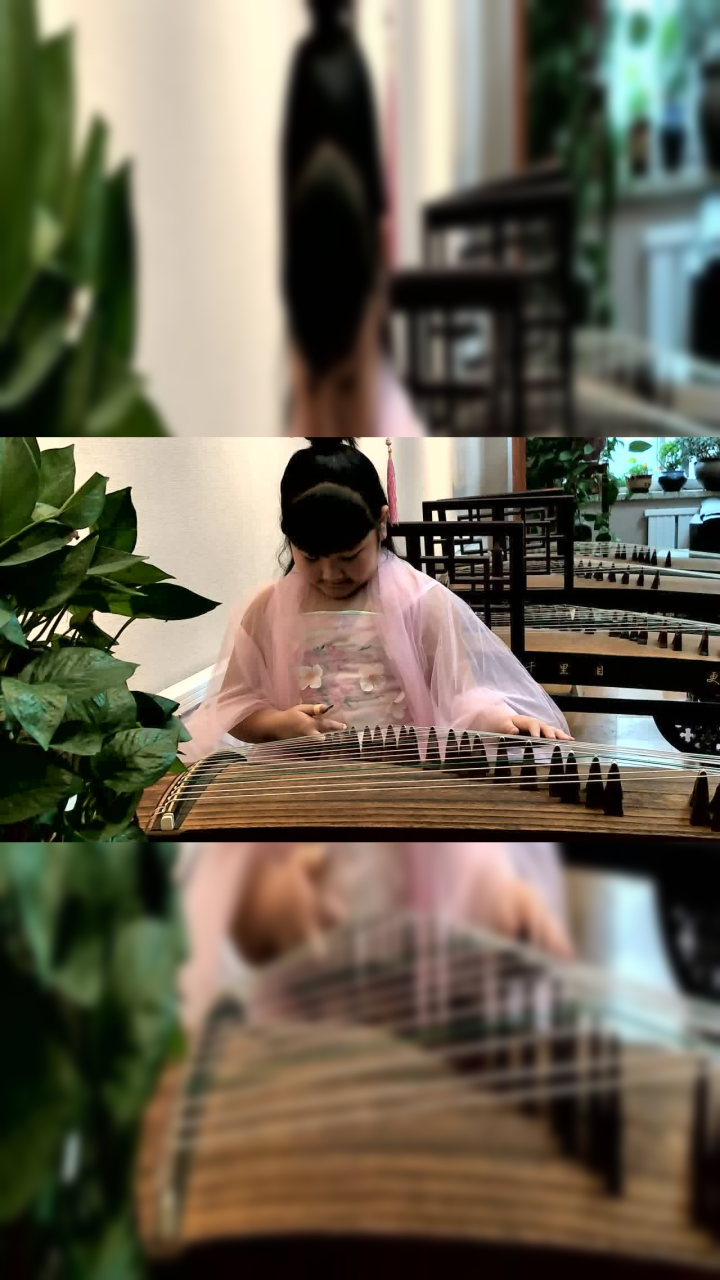 艺燃琴筝—古筝演奏坐姿2