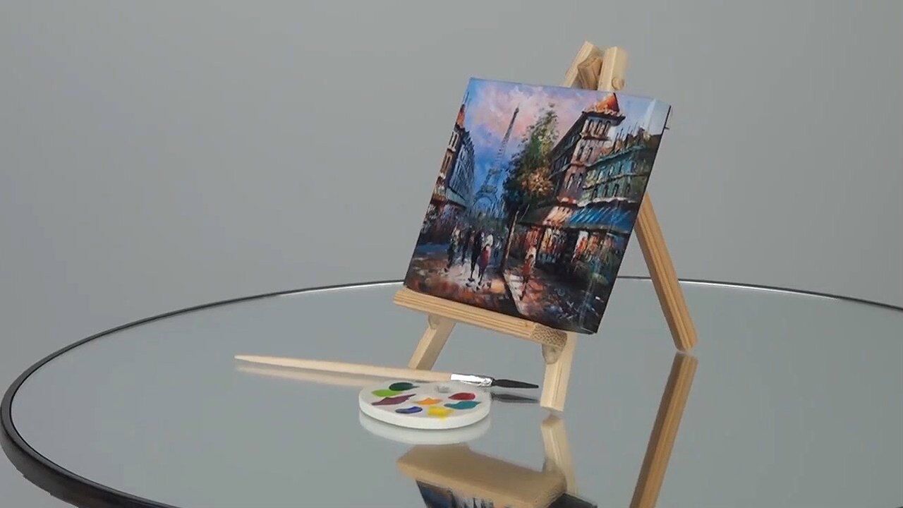 牛人diy的超迷你画板,看着精致又可爱!