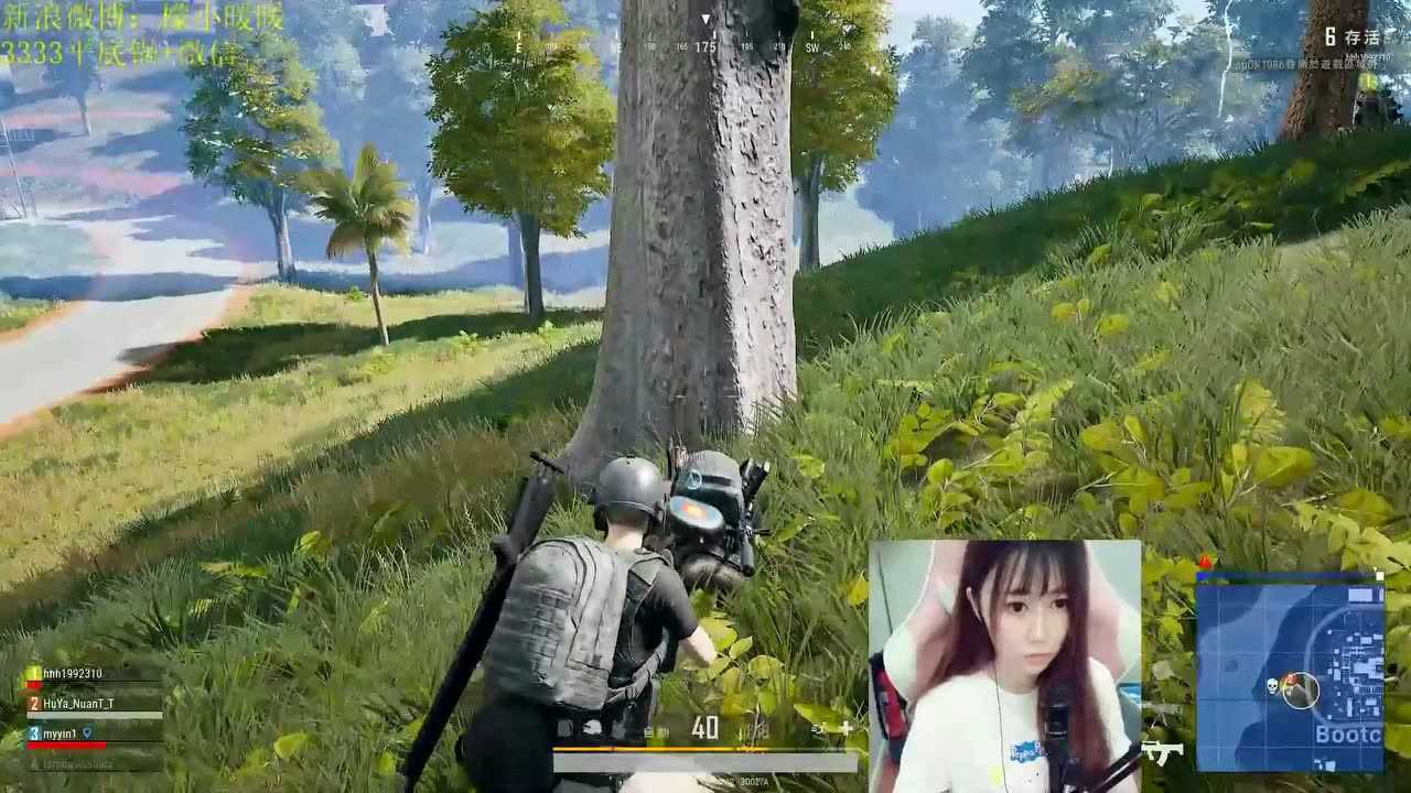 绝地求生萌妹檬小暖四排决赛圈稳如狗1v99不服来辩